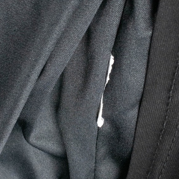 R M Richards Womens 14 One-Shoulder Draped Dress‎ Black Jewel Cocktail Party LBD - Picture 14 of 14